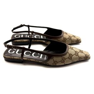 Gucci Women's Demi GG Slingback Flat